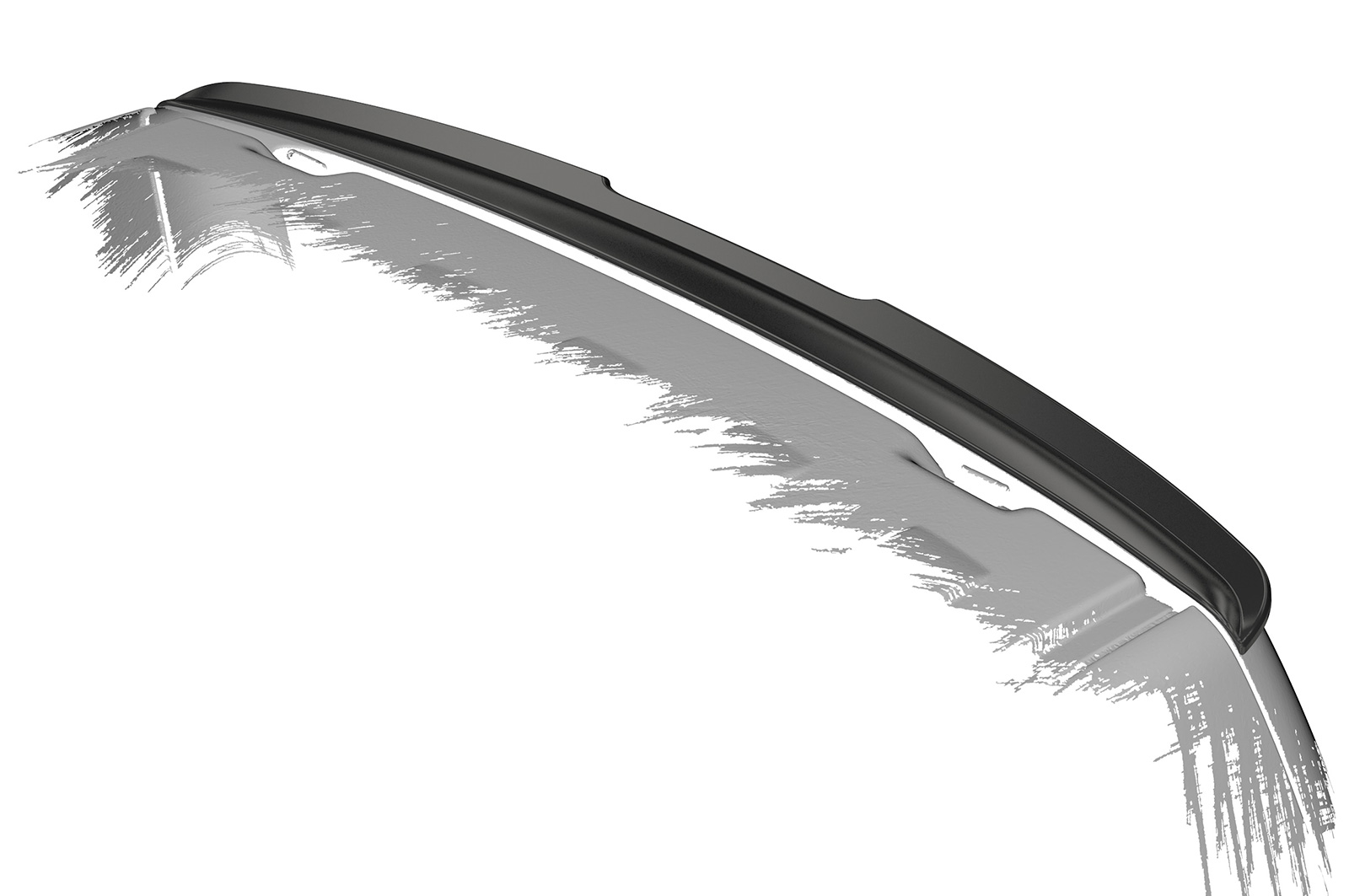 Aileron De Toit Arrière Pour Volkswagen T5/T6 (double Porte) – ABS Noir Brillant – Style Sport