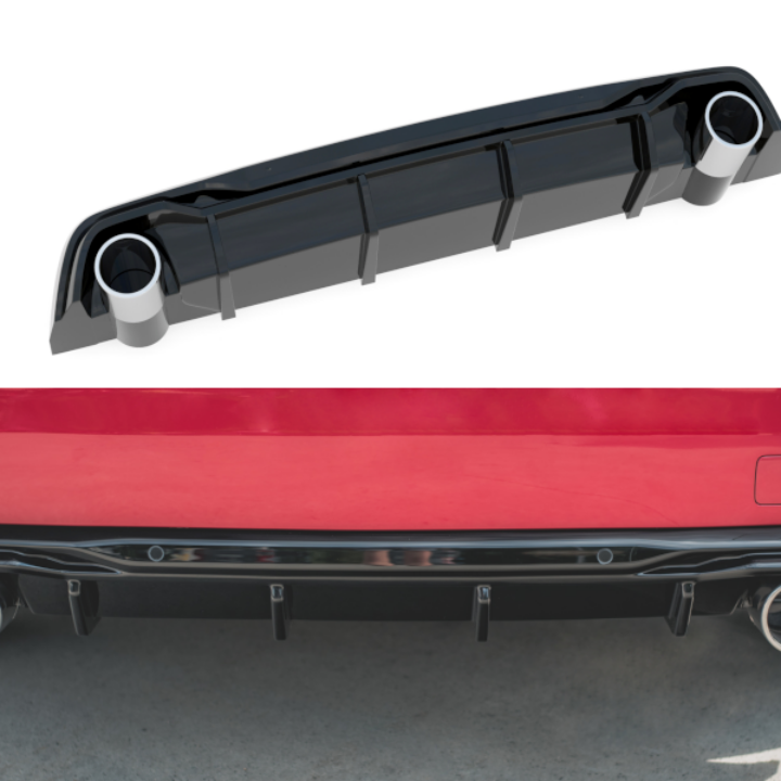 Protection Pare-chocs Arrière Fibre Carbone Pour Peugeot 308 - Accessoire Tuning, Anti-rayures, Autocollant