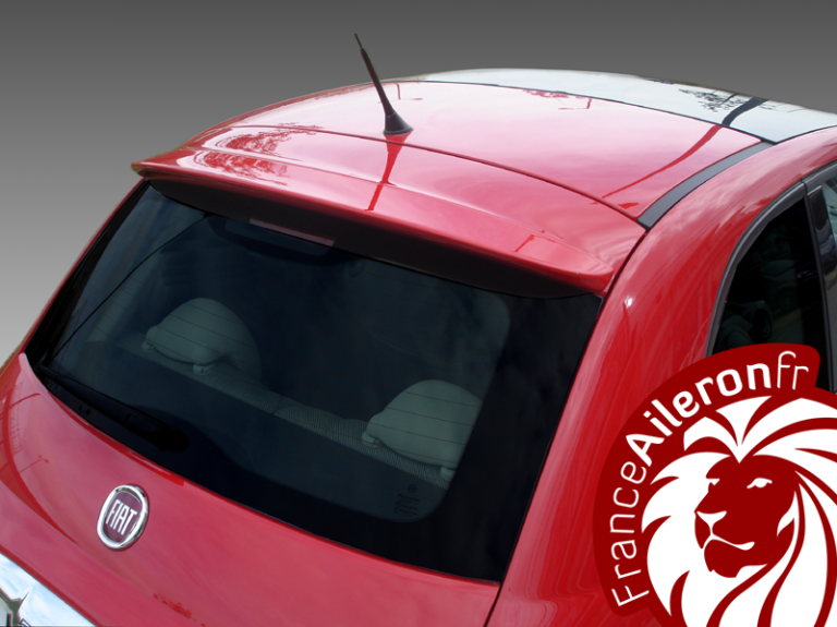 Aileron Arrière Style Abarth Pour Fiat 500 (depuis 2007) - Fibre De Verre à Peindre