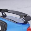 Aileron Col de cygne V1 pour BMW Série 3 F30 / M3 F80 Berline (2011-2019) (lame noir brillant)