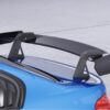 Aileron Col de cygne V2 pour BMW Série 3 F30 / M3 F80 Berline (2011-2019) (lame noir brillant)