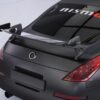Aileron Col de cygne V1 pour Nissan 350Z (Z33) Coupé (2002-2008) (lame noir brillant)