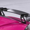 Aileron Col de cygne V1 pour Porsche 718 Cayman (Typ 982) toutes versions depuis 2016 (lame noir brillant)