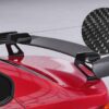 Aileron Col de cygne V1 pour Alfa Romeo Giulia (Typ 952) toutes versions (sauf Quadrifoglio) depuis 2016 (lame en carbone véritable)