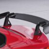 Aileron Col de cygne V2 pour Alfa Romeo Giulia (Typ 952) toutes versions (sauf Quadrifoglio) depuis 2016 (lame noir brillant)
