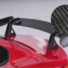 Aileron Col de cygne V2 pour Alfa Romeo Giulia (Typ 952) toutes versions (sauf Quadrifoglio) depuis 2016 (lame en carbone véritable)