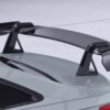 Aileron Col de cygne V2 pour Audi A6 / S6 C8 (Typ 4A / F2) Berline (2018-2025) (lame noir brillant)