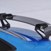 Aileron Col de cygne V1 pour Audi A4 / S4 B8 (Typ 8K) Berline (2007-2015) (lame noir brillant)