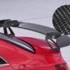 Aileron Col de cygne V1 pour Mercedes-Benz CLA (C117) Berline (toutes versions) 01/2013–06/2019 (lame en carbone véritable)