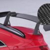 Aileron Col de cygne V2 pour Mercedes-Benz CLA (C117) Berline (toutes versions) 01/2013–06/2019 (lame en carbone véritable)