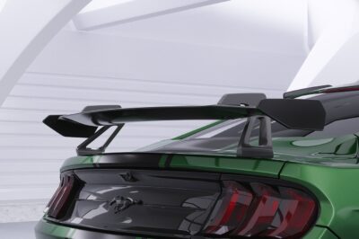 Aileron Col de cygne V1 pour Ford Mustang MK6 Coupé (2014-2023) (lame noir brillant)