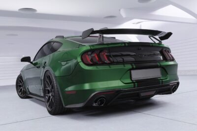 Aileron Col de cygne V1 pour Ford Mustang MK6 Coupé (2014-2023) (lame noir brillant)