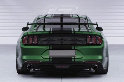 Aileron Col de cygne V2 pour Ford Mustang MK6 Coupé (2014-2023) (lame noir brillant)