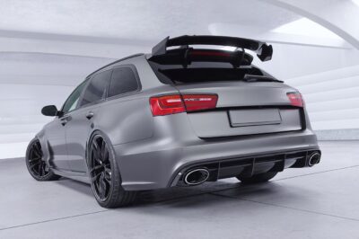 Aileron Col de cygne pour Audi RS6 (C7) (lame noir brillant)