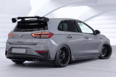 Aileron Col de cygne pour Hyundai I30 (PD) (lame noir brillant)