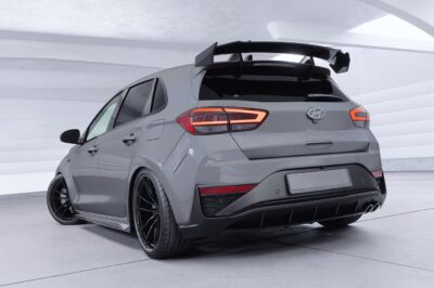Aileron Col de cygne pour Hyundai I30 (PD) (lame noir brillant)