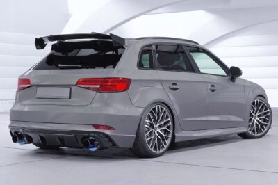 Aileron Col de cygne pour Audi RS3 (8VA) Sportback (lame noir brillant)