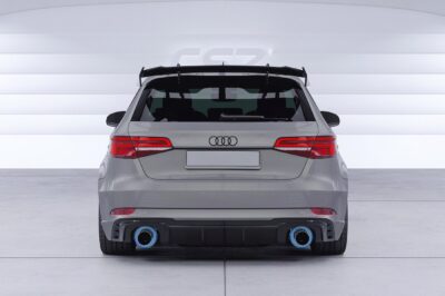 Aileron Col de cygne pour Audi RS3 (8VA) Sportback (lame noir brillant)